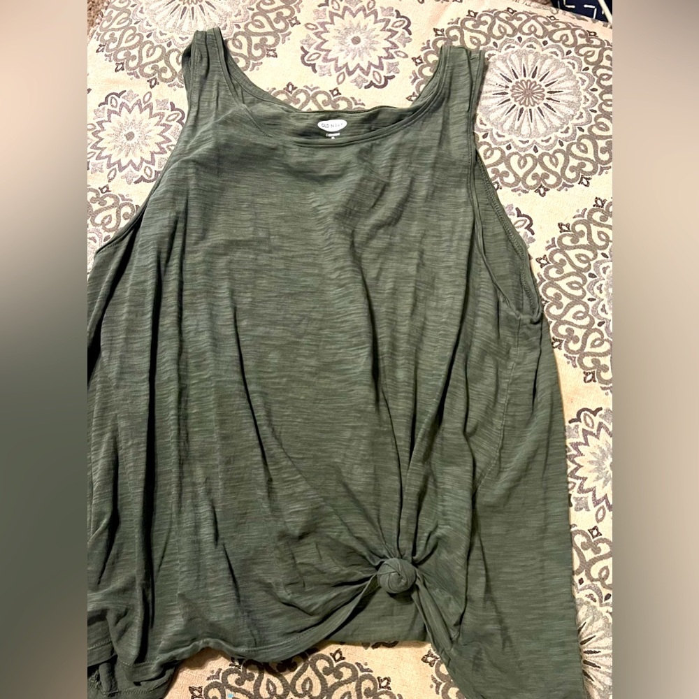 Hunter Green Sleeveless Top